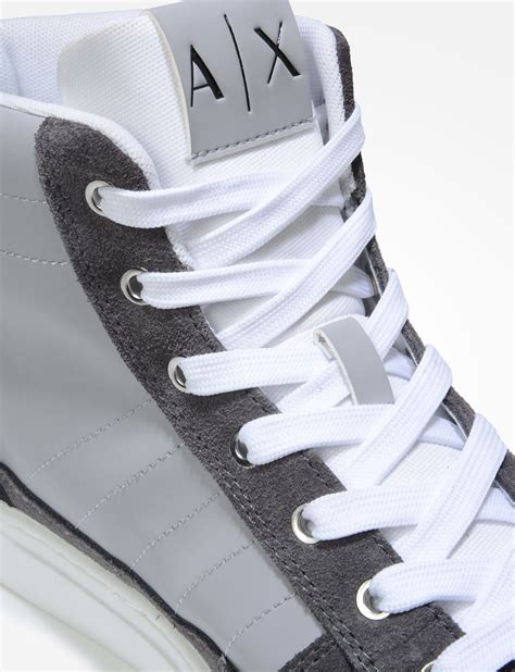 armani exchange shoes high top.